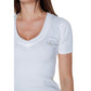 White Cotton Rigenerato Tops & T-Shirt