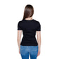 Black Cotton Rigenerato Tops & T-Shirt