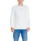 White Cotton Cotton Sweater