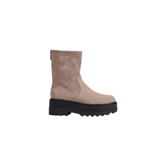 Gray Polyester Polyester Boot