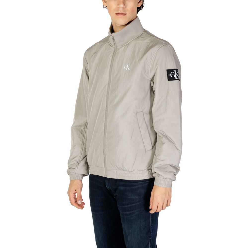 Gray Polyamide Jacket