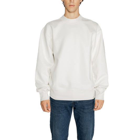 White Cotton Cotton Sweater