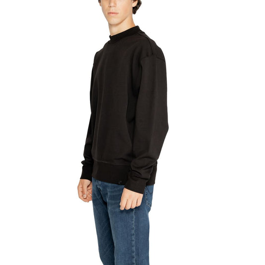 Black Cotton Rigenerato Sweater