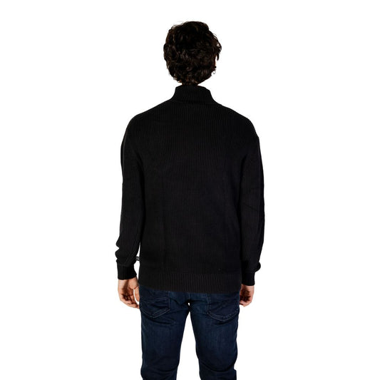 Black Cotton Sweater