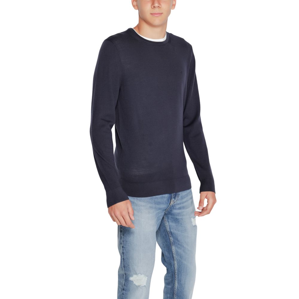 Blue Recycled Wool T-Shirt