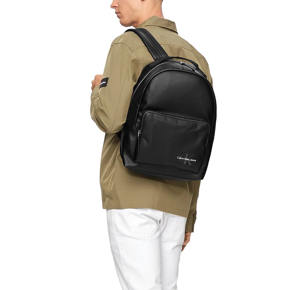 Black Polyethylene Backpack