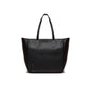 Black Synthetic Leather Handbag