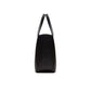 Black Synthetic Leather Handbag