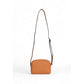 Orange Synthetic Leather Handbag