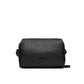 Black Synthetic Leather Handbag