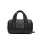 Black Synthetic Leather Handbag