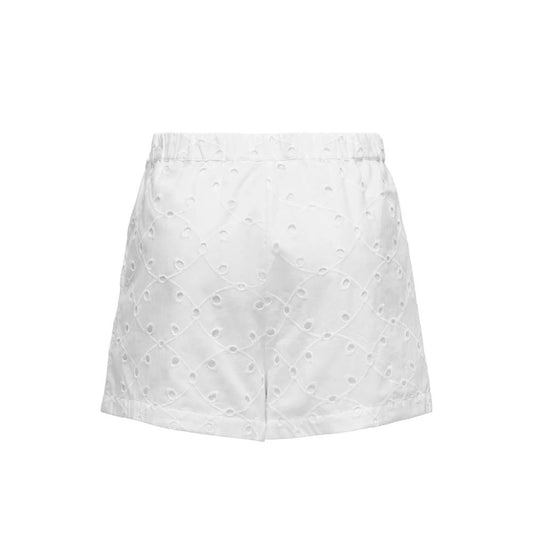 White Cotton Short