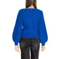 Blue Polyester Sweater