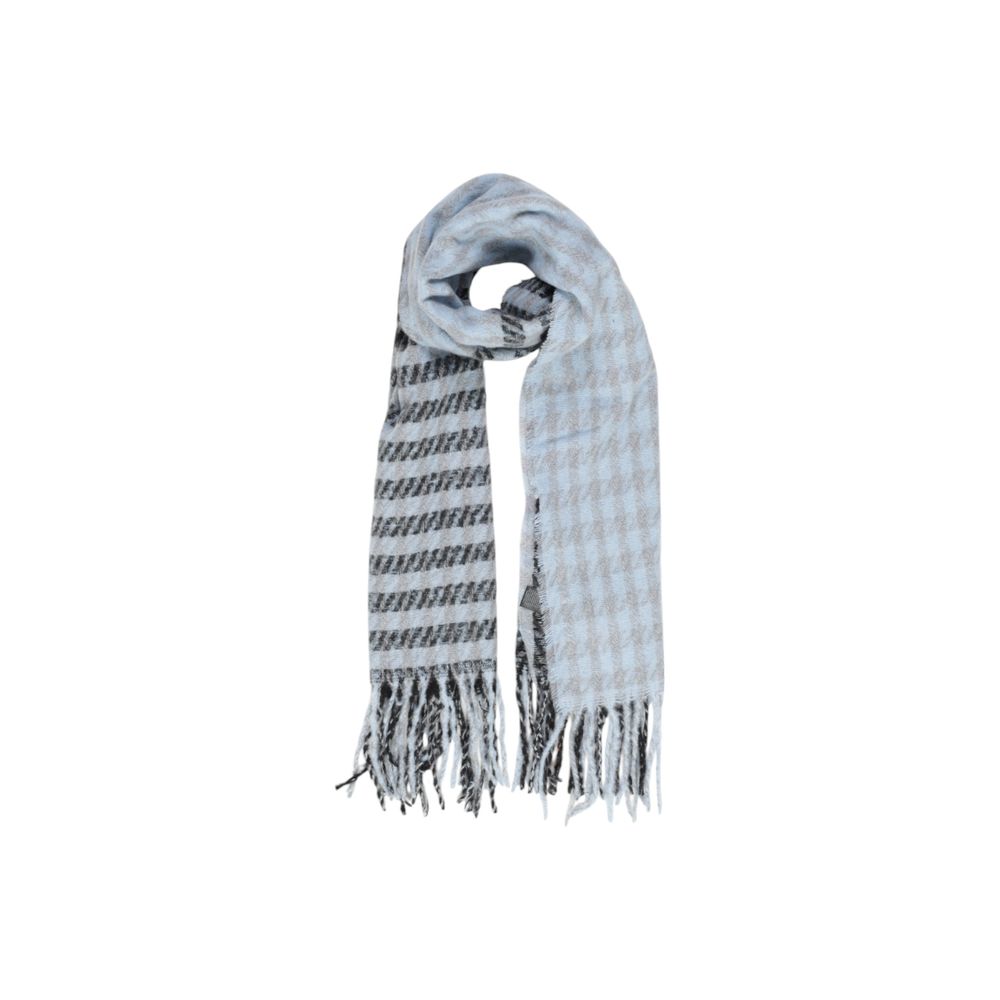 Blue Recycled Polyester Scarf