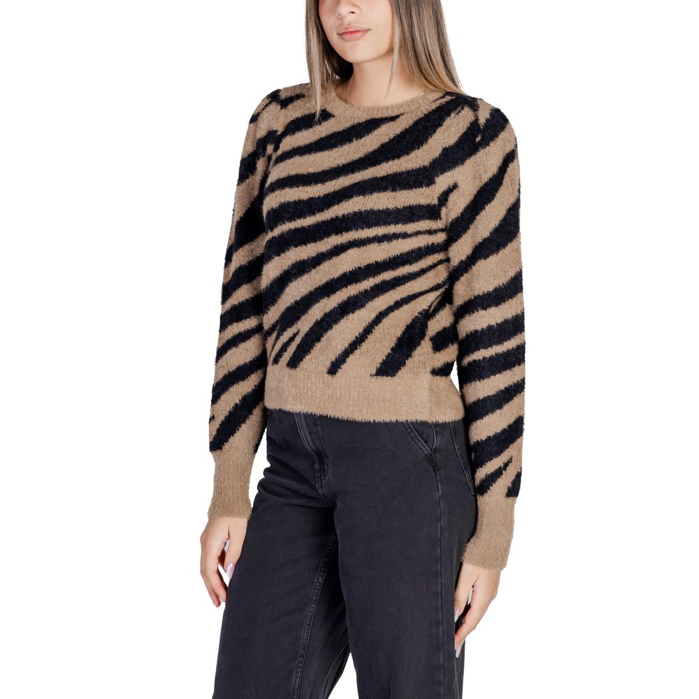 Brown Nylon Sweater