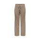 Beige Acrylic Jeans & Pant