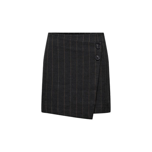 Gray Recycled Polyester Skirt