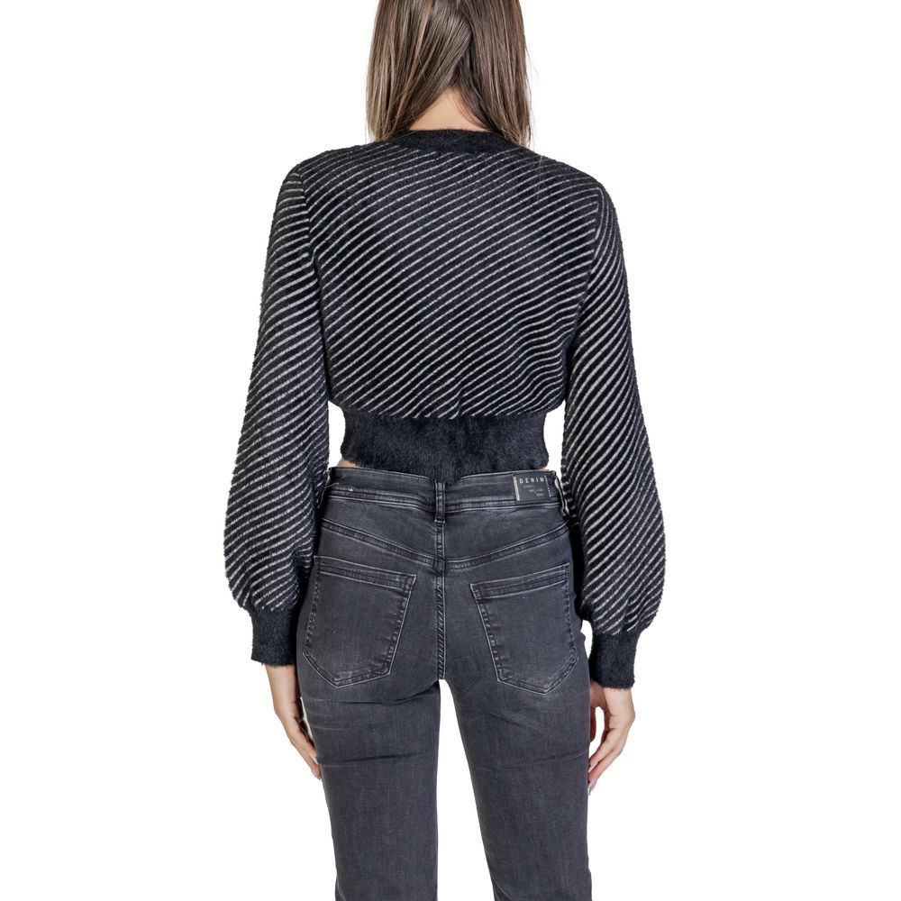 Black Polyamide Cardigan