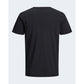 Black Flamed Cotton T-Shirt