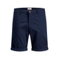 Blue Cotton Short