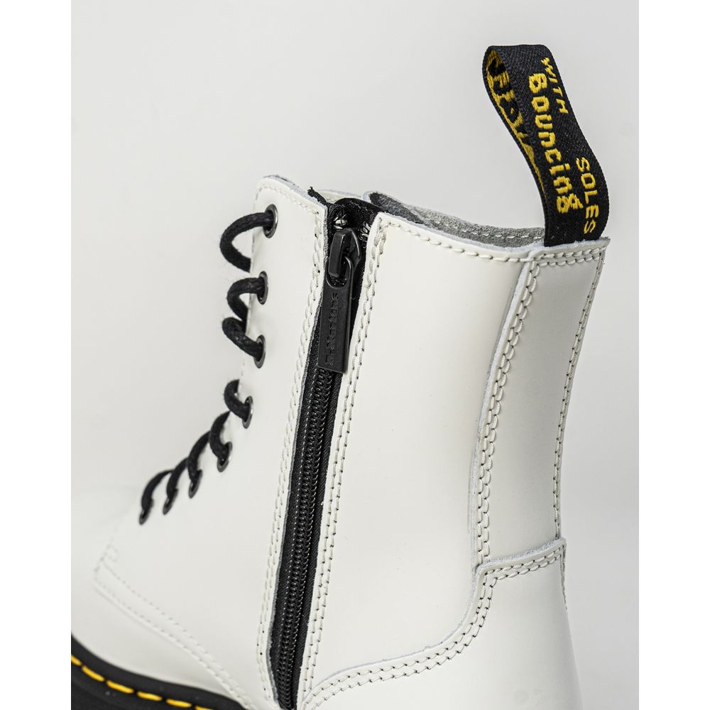 White Leather Boot