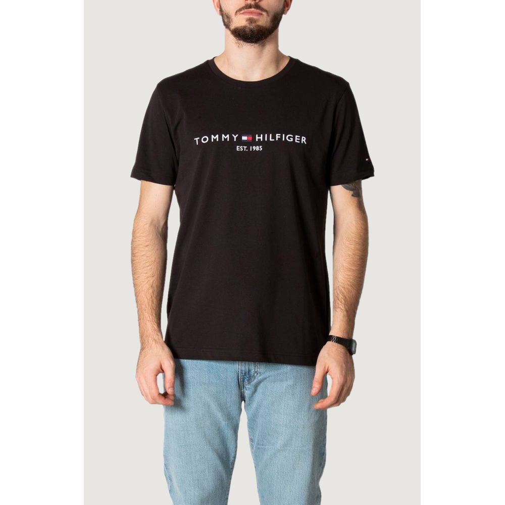 Black Cotton T-Shirt