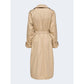 Beige Polyester Jackets & Coat