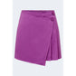 Purple Polyester Skirt