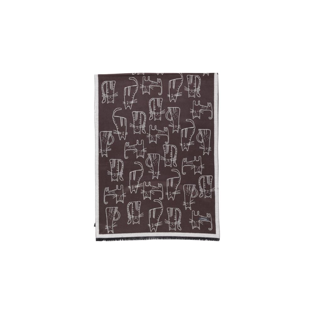 Brown Viscose Scarf