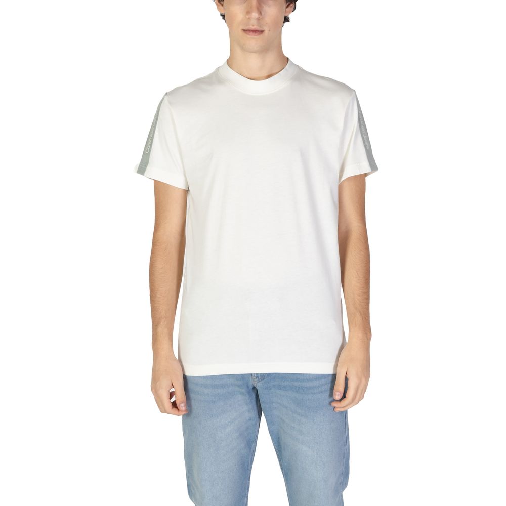 Beige Cotton T-Shirt