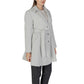 Gray Polyester Jackets & Coat