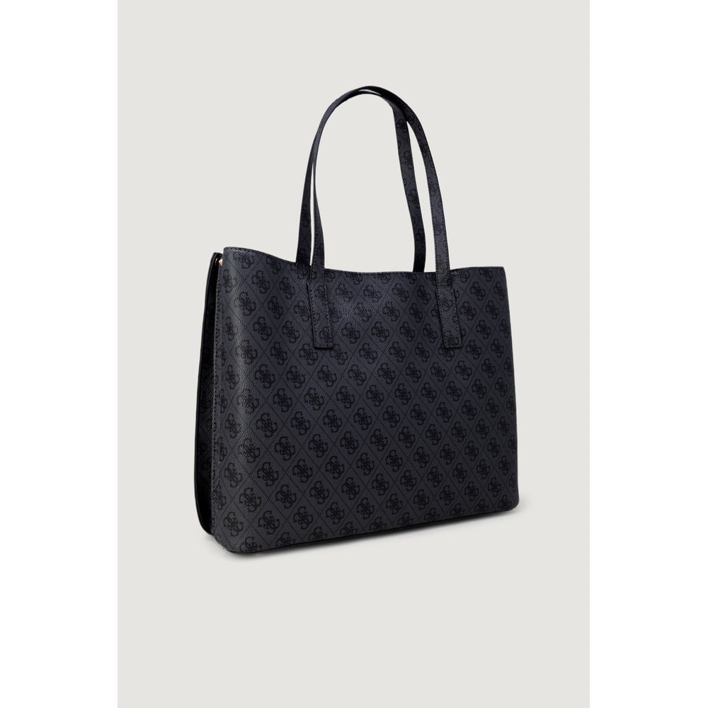 Gray Polyethylene Handbag