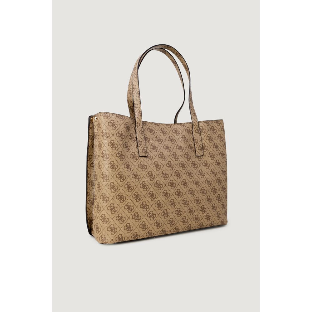 Beige Polyethylene Handbag