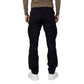 Black Cotton Jeans & Pant