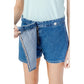 Blue Cotton Short