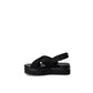 Black Polyethylene Polyethylene Sandal