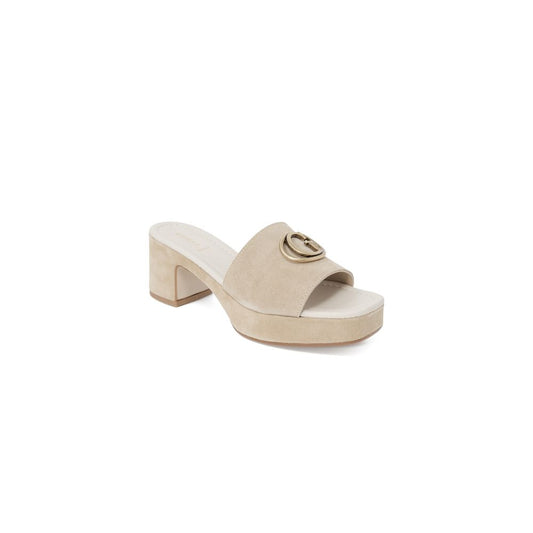 Beige Suede Sandal