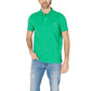 Green Cotton Polo Shirt