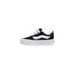 Black And White Suede Leather Sneaker