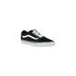 Black And White Suede Leather Sneaker