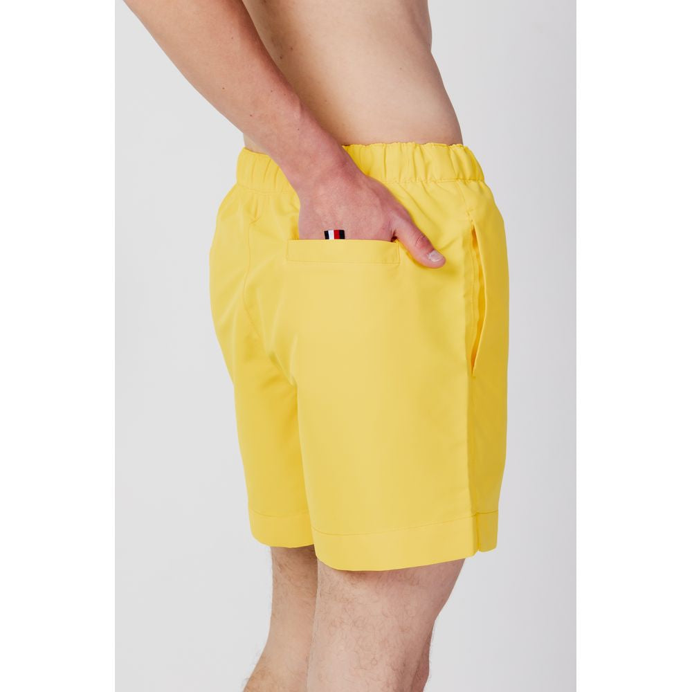 Yellow Polyester Swimwear