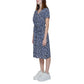 Blue Viscose Dress