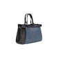 Blue Cotton Handbag