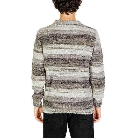 Gray Polyacrylic Sweater