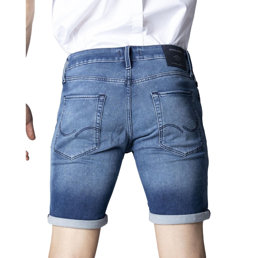 Blue Cotton Short