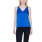 Blue Polyester Tops & T-Shirt