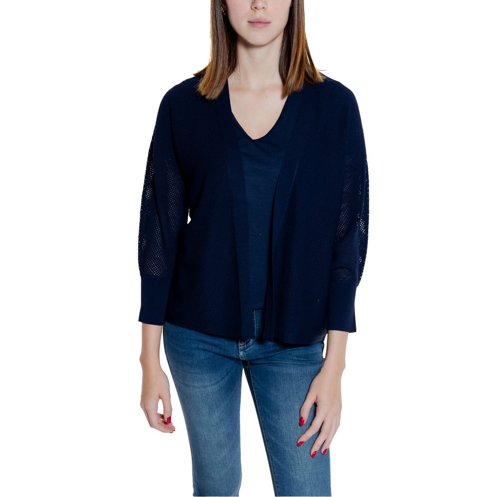 Blue Viscose Cardigan