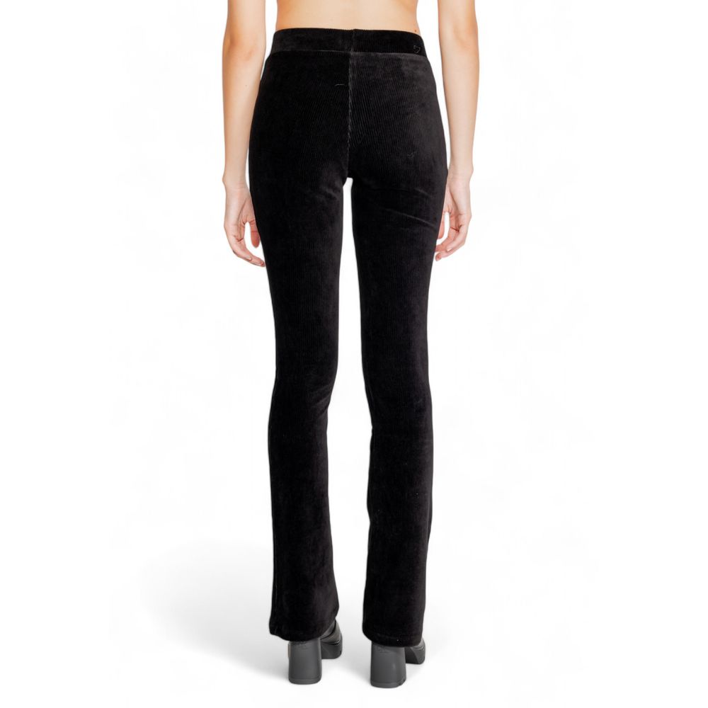 Black Cotton Jeans & Pant