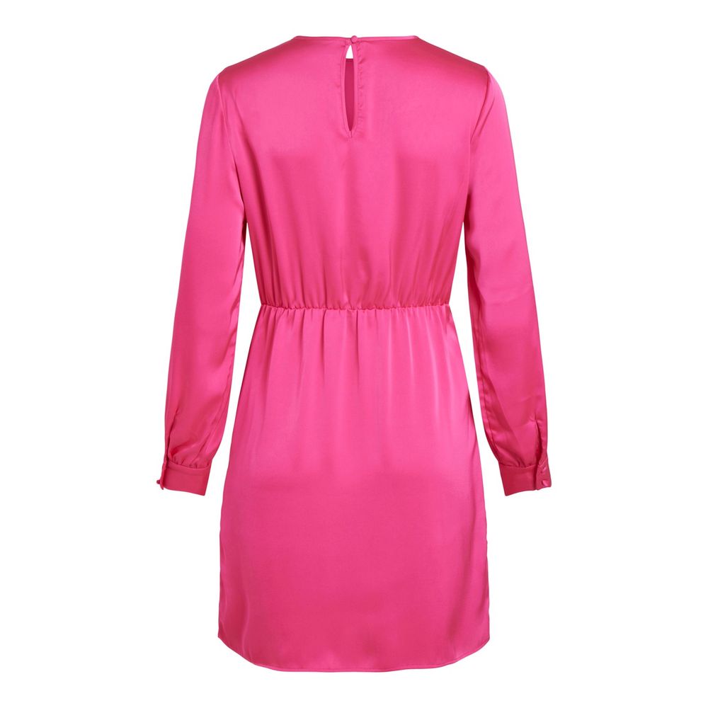 Pink Polyester Dress