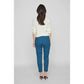 Blue Polyester Jeans & Pant